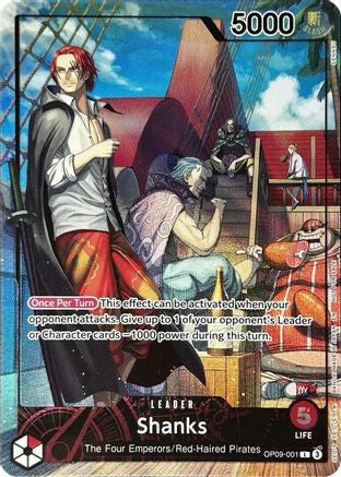 Shanks (2025 PSA Magazine Promo) (OP09-001) One Piece Promotion Cards Foil