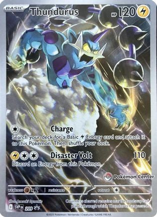 Thundurus - 209 (Pokemon Center Exclusive) 209 - SV Scarlet Violet Promo Cards Holofoil