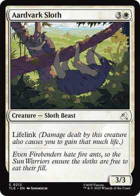 Aardvark Sloth (0212)