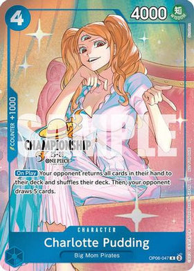 Charlotte Pudding (047) (CS 25-26 Celebration Pack) (OP06-047) One Piece Promotion Cards Foil