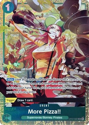 More Pizza!! (Premium Card Collection -Best Selection Vol. 4-) (OP07-037) One Piece Promotion Cards Foil