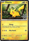 Pikachu - 025/165 (Holiday Calendar) 25 - Miscellaneous Cards Products Holofoil
