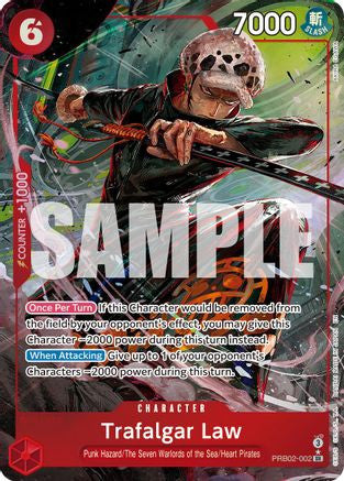 Trafalgar Law (Alternate Art) (PRB02-002) Premium Booster -The Best- Vol. 2 Foil