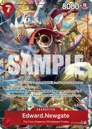 Edward.Newgate - ST15-002 (Alternate Art) (ST15-002) Premium Booster -The Best- Vol. 2 Foil