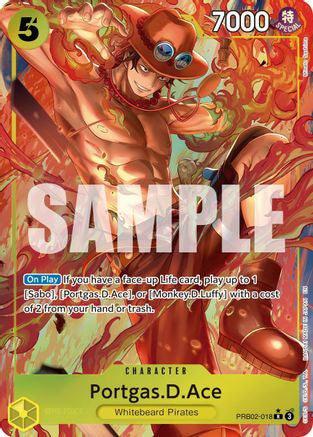 Portgas.D.Ace (Alternate Art) (PRB02-018) Premium Booster -The Best- Vol. 2 Foil