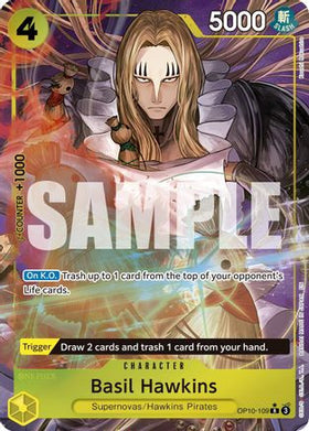 Basil Hawkins (Alternate Art) (OP10-109) Premium Booster -The Best- Vol. 2 Foil