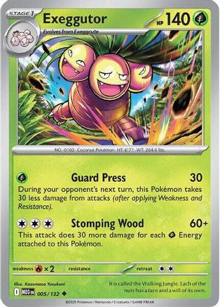 Exeggutor - 005/132 5 - ME01 Mega Evolution
