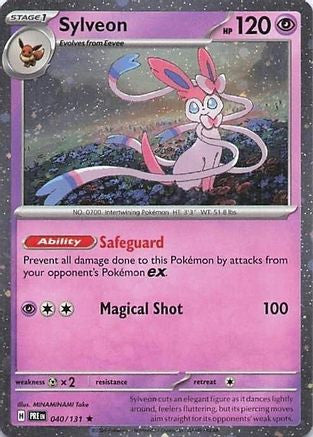 Sylveon - 040/131 (Cosmos Holo) 40 - Miscellaneous Cards Products Holofoil