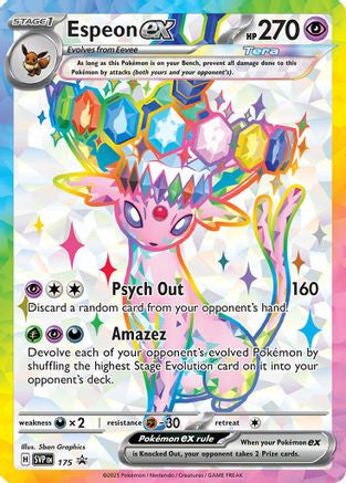 Espeon ex - 175 SVP - SV Scarlet Violet Promo Cards Holofoil
