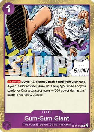 Gum-Gum Giant (Reprint) (OP09-078) Premium Booster -The Best- Vol. 2 Foil