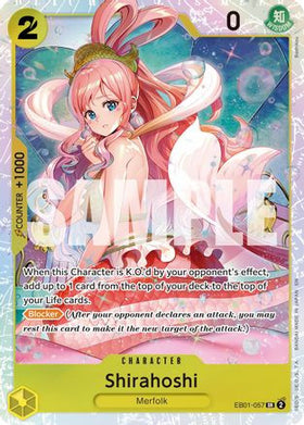 Shirahoshi (Reprint) (EB01-057) Premium Booster -The Best- Vol. 2 Foil