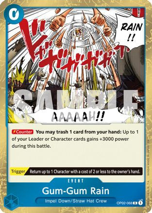 Gum-Gum Rain (Reprint) (OP02-068) Premium Booster -The Best- Vol. 2 Foil