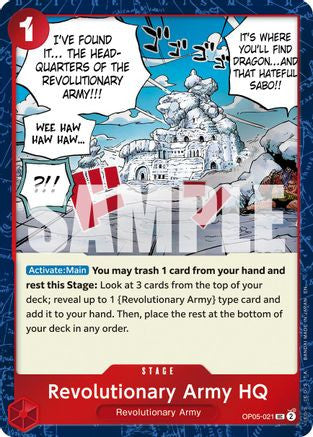 Revolutionary Army HQ (Pirate Foil) (OP05-021) Premium Booster -The Best- Vol. 2 Foil