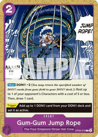 Gum-Gum Jump Rope (Reprint) (OP09-079) Premium Booster -The Best- Vol. 2