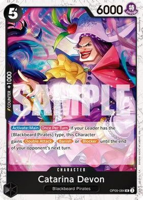 Catarina Devon (Pirate Foil) (OP09-084) Premium Booster -The Best- Vol. 2 Foil