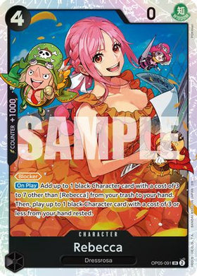 Rebecca (Reprint) (OP05-091) Premium Booster -The Best- Vol. 2 Foil