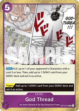 God Thread (Pirate Foil) (OP10-079) Premium Booster -The Best- Vol. 2 Foil