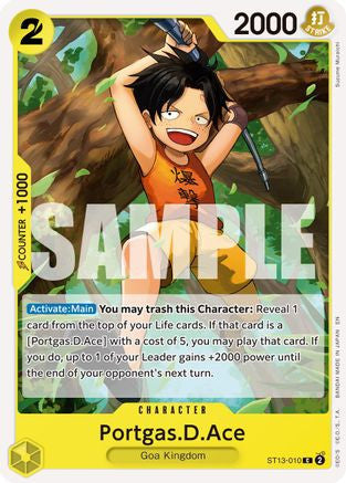 Portgas.D.Ace - ST13-010 (Reprint) (ST13-010) Premium Booster -The Best- Vol. 2