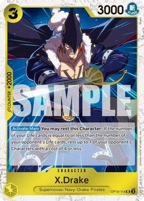 X.Drake (Pirate Foil) (OP10-114) Premium Booster -The Best- Vol. 2 Foil