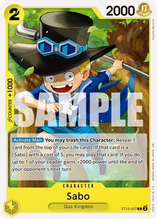 Sabo - ST13-007 (Reprint) (ST13-007) Premium Booster -The Best- Vol. 2