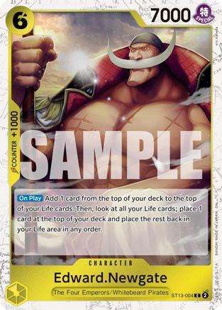 Edward.Newgate - ST13-004 (Pirate Foil) (ST13-004) Premium Booster -The Best- Vol. 2 Foil
