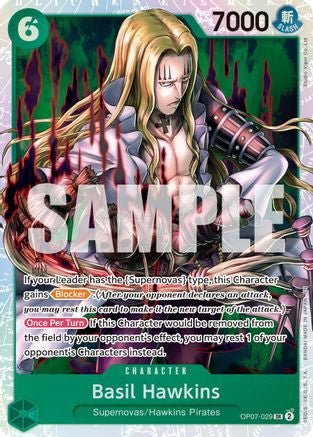Basil Hawkins - OP07-029 (Reprint) (OP07-029) Premium Booster -The Best- Vol. 2 Foil