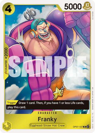 Franky - OP07-107 (Reprint) (OP07-107) Premium Booster -The Best- Vol. 2 Foil