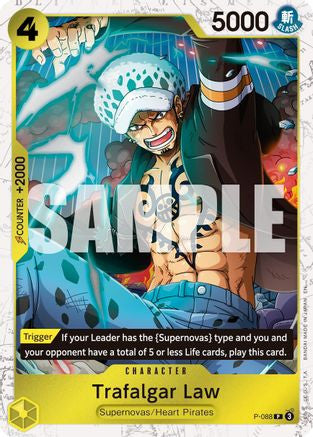 Trafalgar Law - P-088 (Pirate Foil) (P-088) Premium Booster -The Best- Vol. 2 Foil