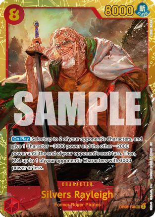 Silvers Rayleigh - OP08-118 (Reprint) (OP08-118) Premium Booster -The Best- Vol. 2 Foil