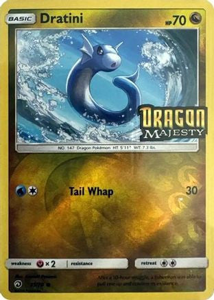 Dratini - 35/70 (Toys R Us Promo) 35 - Miscellaneous Cards Products Reverse Holofoil