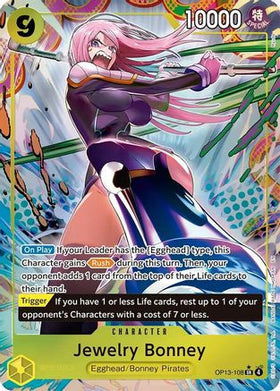 Jewelry Bonney (108) (Alternate Art) (OP13-108) Carrying On His Will Foil