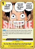 The One Who Is the Most Free Is the Pirate King!!! (OP13-116) Carrying On His Will
