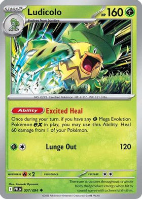 Ludicolo - 007/094 7 - ME02 Phantasmal Flames