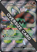 Great Tusk ex - 072 (Paldean Fates Stamped) 72 - Jumbo Cards Holofoil