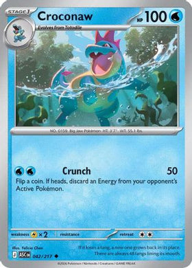 Croconaw 42 - ME Ascended Heroes