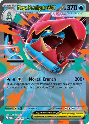 Mega Feraligatr ex - 043/217 43 - ME Ascended Heroes Holofoil