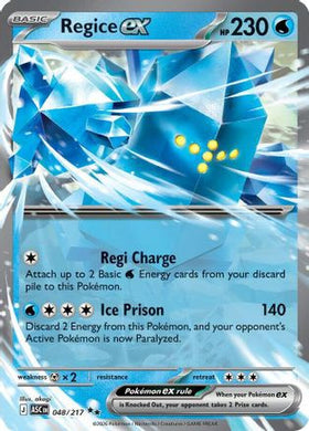 Regice ex 48 - ME Ascended Heroes Holofoil
