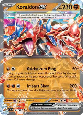 Koraidon ex 121 - ME Ascended Heroes Holofoil