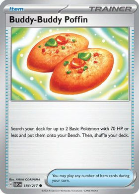 Buddy-Buddy Poffin 184 - ME Ascended Heroes Reverse Holofoil