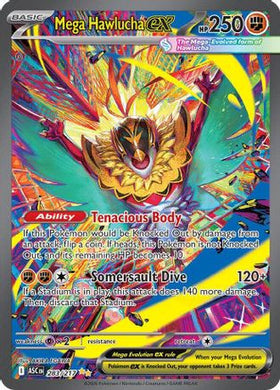 Mega Hawlucha ex - 283/217 283 - ME Ascended Heroes Holofoil