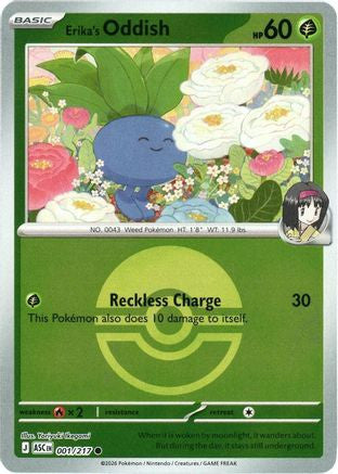Erika's Oddish (Poke Ball) 1 - ME Ascended Heroes Reverse Holofoil