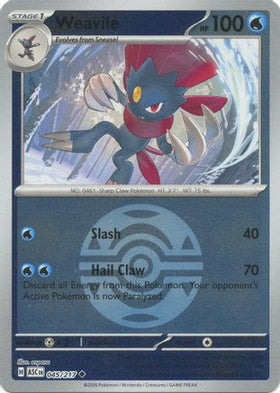 Weavile - 045/217 (Dusk Ball) 45 - ME Ascended Heroes Reverse Holofoil