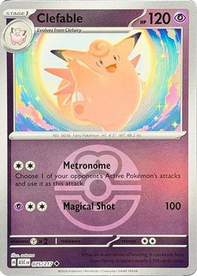 Clefable (Love Ball) 75 - ME Ascended Heroes Reverse Holofoil