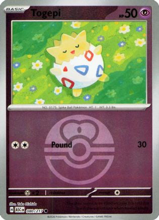 Togepi (Love Ball) 80 - ME Ascended Heroes Reverse Holofoil