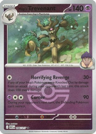 Hop's Trevenant - 096/217 (Poke Ball) 96 - ME Ascended Heroes Reverse Holofoil