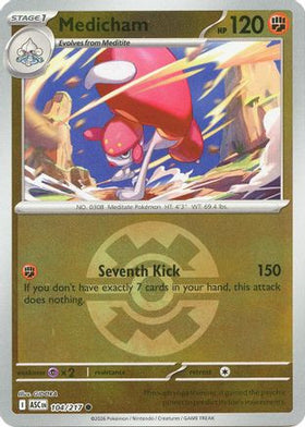 Medicham - 104/217 (Quick Ball) 104 - ME Ascended Heroes Reverse Holofoil