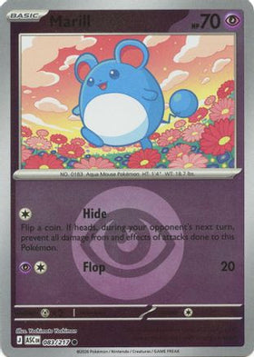Marill - 083/217 (Energy Symbol Pattern) 83 - ME Ascended Heroes Reverse Holofoil