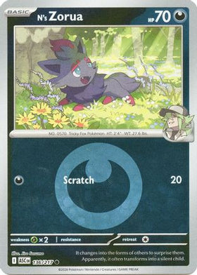 N's Zorua (Energy Symbol Pattern) 136 - ME Ascended Heroes Reverse Holofoil