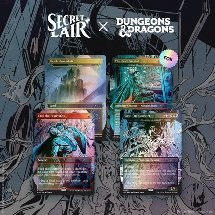 Secret Lair Drop: Secret Lair x Dungeons & Dragons: Strahd's Descent - Traditional Foil Edition