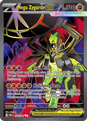 Mega Zygarde ex - 104/088 - ME03 Perfect Order Holofoil